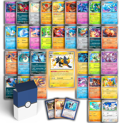 Odisey-Kartenset aus 50 Pokemon Karten Original deutsch | 1 Holo/Reverse Holo Pokemon Karte | Pokemon Karten deutsch original | 50 Original Pokemon Karten | Inklusive Mochi Karte - Odisey Shop